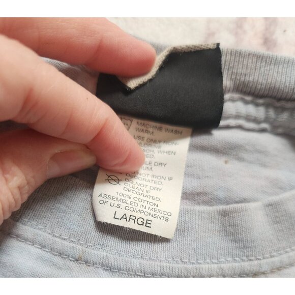 Vtg. Liquid Blue Men's Sz. L Cotton Led Zeppelin Graphic T Shirt - Picture 4 of 7